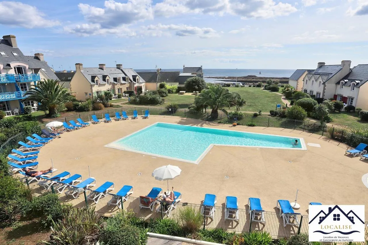 Au Guilvinec Seaview: Beachfront Retreat with Pool and Garden 0*,
